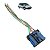 Chicote Conector Plug Botao Regulagem Farol Peugeot 206 2004 - Imagem 1