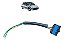 Chicote Conector Plug Lanterna Direita Peugeot 206 2000 A 10 - Imagem 1