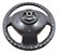 Volante Interno Direçao Renault Sandero 2011 2012 2013 2014 Preto - Imagem 4