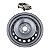Roda Ferro 4x100 Aro 15 Renault Logan Sandero 2015 A 2020 - Imagem 1