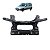 Quadro Suspensao Agregado Citroen Berlingo 2000 2001 A 2007 - Imagem 1