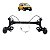 Eixo Traseiro Vw Fox Crossfox 2004 2005 2006 2007 A 2010 - Imagem 1