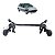 Eixo Traseiro Peugeot 206 207 2000 2001 2002 2003 A 2014 - Imagem 1