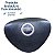 Tampa Acionador Buzina Volante Fiat Uno Fiorino 2004 A 2013 Cinza Lisa - Imagem 2