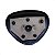 Tampa Acionador Buzina Volante Fiat Uno Fiorino 2004 A 2013 Cinza Lisa - Imagem 3