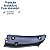 Grade Churrasqueira Esquerda Gol Voyage G5 2009 A 2016 Fosco - Imagem 2
