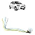 Chicote Sensor Pedal Freio Nissan March Versa 2011 A 2019 - Imagem 1