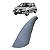 Moldura Retrovisor Dianteiro Direito Clio 2000 A 2012 Cinza - Imagem 1