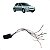 Chicote Botao Retrovisor Eletrico Renault Clio 2000 A 2012 - Imagem 1