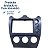 Moldura Painel Radio Ar Condicionado Ford Fiesta Ecosport Preto - Imagem 2