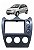 Moldura Painel Radio Ar Condicionado Ford Fiesta Ecosport Preto - Imagem 1
