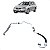 Mangueira Ar Condicionado Vw Jetta Variant Sedan 2006 A 2014 - Imagem 1