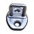 Batente Fechadura Porta Vw Gol Voyage Saveiro G5 G6 G7 G8 Prata - Imagem 3