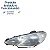 Farol Dianteiro Esquerdo Peugeot 206 206 Sw 1999 A 2010 Esquerdo/motorista - Imagem 2