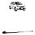 Antena Teto Traseira Nissan March Versa 2012 A 2020 - Imagem 1