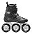PATINS INLINE ROCES X35 3X110 TIF - PRETO E PRATA - Imagem 1