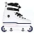 PATINS IN LINE STANDARD OMINI V3 - BRANCO - Imagem 1