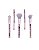 Candie Couture by Margaret Josephs Makeup Brush Set, Glitter, 5 Piece  jogo de pincéis - Imagem 2