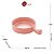 Mini Travessa Oval de Porcelana Nórdica Bon Gourmet 20cm Rosa - Imagem 5