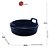 Travessa Oval de Porcelana Nórdica Bon Gourmet 22cm Azul Escuro - Imagem 6