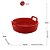 Travessa Oval de Porcelana Nórdica Bon Gourmet 22cm Vermelha - Imagem 6