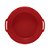 Mini Travessa Oval de Porcelana Nórdica Bon Gourmet Vermelha - Imagem 4