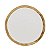 Prato Sobremesa de Porcelana Dubai Wolff Branco com Dourado - Imagem 6