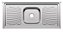 PIA INOX MONOBLOCO 1,00 FORMINOX - Imagem 1