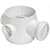 CORPO PVC CAIXA SIFONADA 100X100X50MM REF 10116 AMANCO - Imagem 1