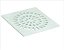 GRELHA PVC MOSAICO QUADRADA BRANCA 150MM AMANCO - Imagem 1