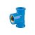 TE SOLDAVEL AZUL ROSCA LATAO 20X1/2 REF 96103 PLASTUBOS - Imagem 1