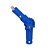 Adaptador Plástico Azul p/ ângulo de até 90° 2x3x14cm Bralimpia ref. AA090 - Imagem 1