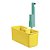 Cesto Plástico Amarelo 3,7L c/suporte porta objetos p/ balde Junior e Witty 25x15x30cm TTS ref. 3340 - Imagem 1