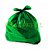 Saco p/ Lixo 200L Verde Reforçado Almofada Fundo Estrela 50pçs 130x100cm Versatta - Imagem 1