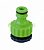 Adaptador Plástico Verde p/ mangueira 3/4 e 1/2 Viqua ref. 4020301 - Imagem 1