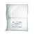 Avental descartável de TNT branco p/proteção manga longa 40g pacote c/ 10 un - Imagem 1