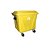 Contentor 700L Amarelo c/ 4 rodas 129cm x 87cm x 138cm Belosch ref. CON-700AM - Imagem 1