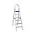 Escada Alumínio 6 degraus 168x12x46cm Bralimpia ref. ESAL06 - Imagem 1