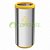 Lixeira 40L inox polido c/ aro Amarelo 65,8cm x 31cm Tramontina ref. 94539224 - Imagem 1