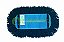 Refil Velcro Azul mop pó acrílico p/ parede 30cm TTS ref. 151 - Imagem 1