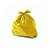 Saco p/ lixo 100L Amarelo Leve Almofada Fundo Reto 100pçs 90x75cm Zibag - Imagem 1