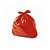 Saco p/ lixo Hospitalar 200L Vermelho Reforçado Almofada Fundo Reto 100pçs 110x90cm Zibag - Imagem 1
