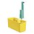 Cesto Plástico Amarelo 3,7L c/suporte porta objetos p/ balde Junior e Witty 25x15x30cm TTS ref. 00003340 - Imagem 1