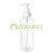 Frasco Plástico Transparente c/ pump  p/ sabonete 480ml Plasutil ref. 013114 - Imagem 1