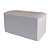 Dispenser de Mesa Plástico Branco c/Tampa Cristal p/Papel Toalha interfolhas 13x12,5x23,5cm EP-DIB05 - Imagem 1