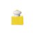 Tampa Plástica Amarela Push-pull rosca 28mm p/ frasco de 1L - Imagem 1