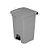Lixeira 25L Cinza c/ pedal quadrada 50cm x 33cm x 33,5cm Belosch ref.B2PR-0025i - Imagem 1