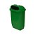 Papeleira 50L Verde coleta seletiva 70cm x 41cm x 32,5cm Bralimpia ref. LX5PVDP - Imagem 1