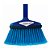 Vassoura c/ cerdas de PET c/ cabo Azul de 1,40m e cerdas pretas p/ áreas externas e internas 30cm Bettanin ref. 9673C - Imagem 1