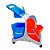 Conjunto Balde Doblô Flex c/ espremedor 50L Bralimpia ref. NY104P - Imagem 1